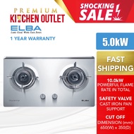 Elba 5.0kW | 3.5kW | 3 Burner Built in Stainless Steel Hob EBH-M8962(SS) | EBH-9930 | EBH-9920 with Safety Valve