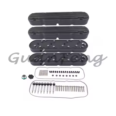 Engine Valve Covers For Chevy GM LS Engines LS1 LS2 LS3 LS6 LS7 5.3 5.7 6.0 6.2L 8082-2BK 241-182 80
