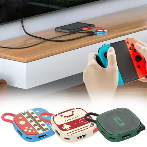 Switch 2 Dock for Switch 2 TV Docking Station with 4K HDMI 2.0 USB 3.0 Port & PD Charging USB-C to H