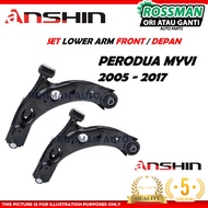 ANSHIN LOWER ARM SET PERODUA MYVI 2005 2017 PREMIUM QUALITY