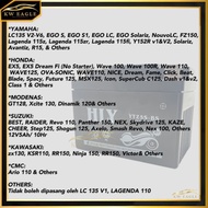 YTZ5S-BS BATTERY MOTORCYCLE LC135 Y15 R15 EGO AVANTIZ SRL115 EX5 WAVE125 WAVE100R DASH GT128