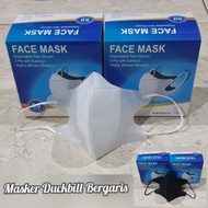 Masker Duckbill Isi 50 Pcs /Masker Duckbill 3 Ply  1 Box Isi 50 Pcs / Masker pelindung