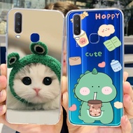 เคสสำหรับ Vivo Y17 Y15 Y12 1904 1940 1901 1902ปลอกซิลิโคนเนื้อนิ่มพิมพ์ลายแฟชั่นน่ารักสำหรับ Vivo Y1