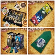 代購 日本環球影城 進擊的巨人  cookie / 巧克力 朱古力套裝（2罐） /毛巾 USJ