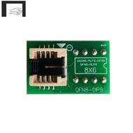 Chips Socket QFN8/WSON8/MLF8/MLP8/DFN8 to DIP8 for CH341A TL866Ii Plus RT809H/F T48 T56 EZP2023 6X8m