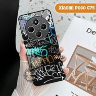 Softcase poco C75 - Case Glass Xiaomi poco C75 - Casing poco C75 - Silicone poco C75 [476H]