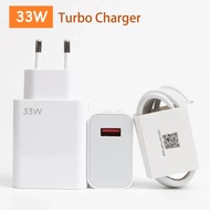 33w Turbo Charger For Xiaomi Redmi 33w 27w 18w Fast Charger With Micro/TypeC USB Cable Support Quick