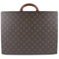 二手LOUIS VUITTON Crusher 商務包/公事包 M53124，法國製造，採用 Monogram 帆布，棕色，帶密碼鎖（CO0920），男女通用。