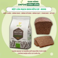 Rye Ecorod organic whole wheat flour black barley flour for baking healthy eatclean weight loss diet