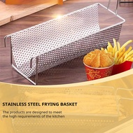 Stainless Steel Fried Basket Long Fry Potato Chip Container Best for French Fries Potato Chip Squeez