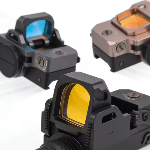 Tactical VISM PRO Green/Red Dot Sight Foldable Mini 20mm Picatinny Rail Compatible For Glock 17/19 H