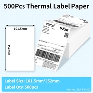 กระดาษฉลากความร้อน ขนาด 100x150 มม. พับแบบพัด ขนาด A6 สำหรับเครื่องพิมพ์ความร้อน Phomemo PM-241BT/D5