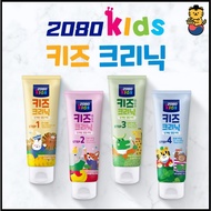 2080 Kids Plus Toothpaste Step1,2,3,4 80g (Tube Type)/Korea Toothpaste for Kids