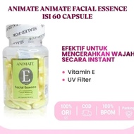 Animate Facial Essence Serum Vitamin E 100% Original BPOM and Halal contents 60 capsules Instantly B