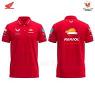 Polo shirt Tshirt Kaos Kerah Team Repsol Honda MotoGP
