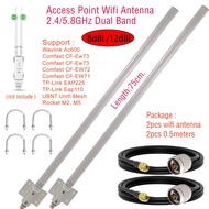 Outdoor Omni Piso Wifi AP Antenna 2.4G 5.8G /Access Point Wifi Antenna /12dBi 2.4ghz Wifi Signal Boo