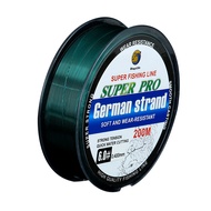 Germany Fishing Line 200m Nilon Murah Alat Senar Casting Senar Pancing Laut Benang Pancing Kuat Anti