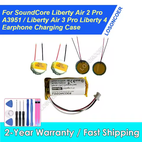 3.85V For Anker SoundCore Liberty Air 2 Pro A3951 / Air 3 Pro 4 Liberty4 Bluetooth Earphone Charging