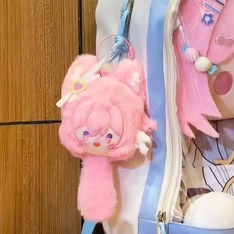 10cm Honkai Impact 3 Elysia Plushie Stuffed Toys Elysia Plush Dolls Decoration Pendants Keychain Fan