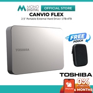 [1TB/2TB/4TB] Toshiba Canvio Flex X2 2.5" Portable External Hard Drive Hard Disk Harddisk Storage wi