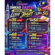Simkad Eastel [Line Umobile] *Free Topup RM30