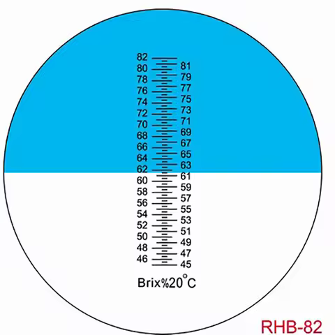 Hand held suger Brix Refractometers 45 - 82%Brix RHB-82ATC