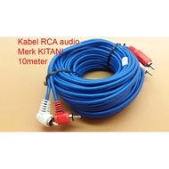 Audio Cable RCA 2k 2 Male Brand Buttonscarves (Cable RCA) Length 10m