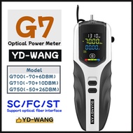 G7 Optical Power Meter,Handheld Mini fiber Optical Power Meter-70+10 dBm/-50+26 dBm/-70~+6dBm Lithiu