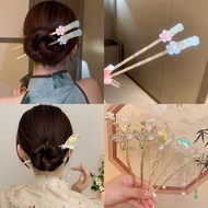 Hanfu Flower Tassel Hairpin Fashion Pearl Hair Clip Metal Hair Pins Women Hair Accessories
