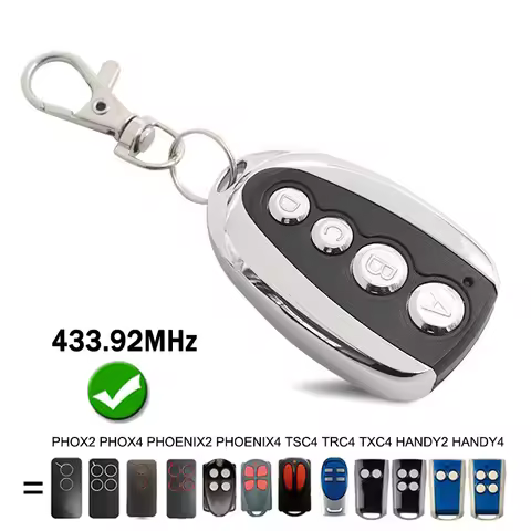 V2 PHOX PHOENIX 2 4 PHOX2 PHOX4 PHOENIX2 PHOENIX4 HANDY2 HANDY4 TSC4 TRC4 TXC4 Garage Door Remote Co