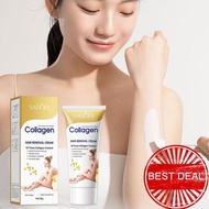 Sadoer Collagen Hair Removal Cream Gentle Painless Removal 60g Hair Cream B9c3