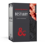 English Original Bestiary Notebook Set (Dungeons & Dragons): 8 Mini Notebooks