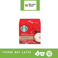 STARBUCKSแคปซูลกาแฟ TOFFEE NUT LATTE แคปซูลกาแฟคั่วบด 12 แคปซูล 1 กล่อง