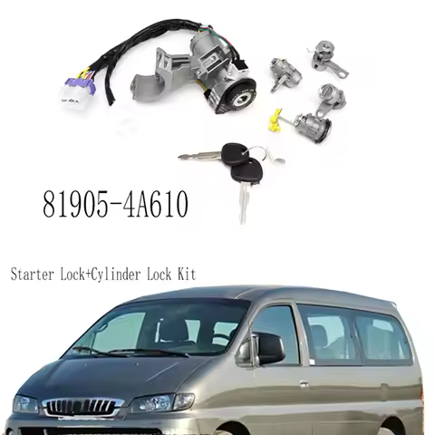 Starter Lock+ Cylinder Kit 81905-4A610 Car For Hyundai I800 H1 Starex H-1 2002 Auto Parts