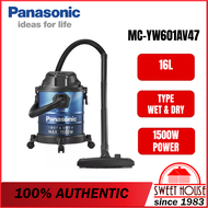 PANASONIC MC-YW601AV47 WET & DRY TANK VACUUM CLEANER MAX.1500 W INPUT POWER AND 16L CAPACITY HA7