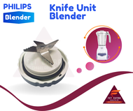 Knife Unit Blender ใบมีดโถปั่นน้ำ PHILIPS  อะไหล่แท้สำหรับเครื่องปั่น PHILIPS รุ่น HR2115211621172118และ2120 (996510072842)