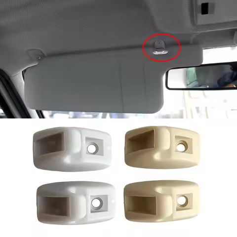 2PCS Sunvisor Hook Clip Bracket OE 191857559 Replacement For VW Jetta Golf GTI Passat B2 B3 B4 Polo 