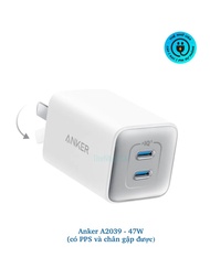 Sạc nhanh Anker 521 Nano Pro 40w - 2 cổng A2038 - IQ3.0 [BH 12T]