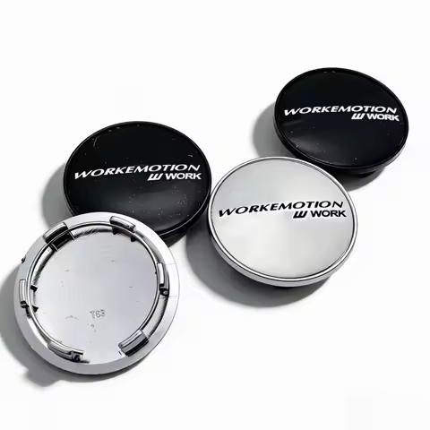 4pcs JDM W Work Emotion Logo Emblem Car Wheel Center Caps 69MM Clips 56MM Wheels Hub Dust Cap Rim Hu