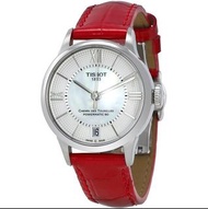 TISSOT  Chemin Des Tourelles Automatic Red Ladies 32mm Watch