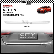 Honda City Hatchback Chrome Rear Tailgate Lining Trim Accessories Bodykit RS 2021 2022 2023
