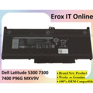 Dell Latitude 5300 7300 7400 5300 2-in-1 Series P96G P97G P99G MXV9V Laptop Battery