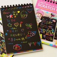 【SG Seller】Kids Scratch Notebook Goodie Bag Filler Birthday Present Children Day Gift Art Book