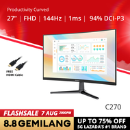 PRISM+ C270 27 144Hz 1500R Curved Productivity Monitor Gaming Monitor [1920 x 1080]