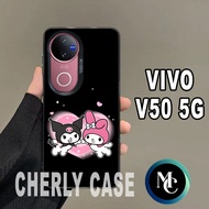 HP Case VIVO V50 5G/CC24 CUTE motif/ VIVO V50 5G hologram casing hybrid imd/silicon