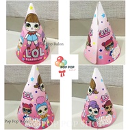 LOL Surprise Birthday Hat LOL SURPRISE Children's Character Birthday Hat/