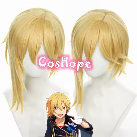 Nazuna Nito Cosplay Wig Cosplay 40cm Golden Blond Wig Cosplay Anime Cosplay Wigs Heat Resistant Synt