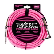 ERNIE BALL ERNIE BALL 6078 Shielded Instrument Cable 10ft BRAIDED 3.05m Neon Pink