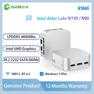 SZBOX Intel Processor Alder Lake-N150/N95 MINI PC Intel UHD Graphics LPDDR5 4800MHz Windows Computer