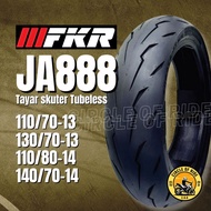 FKR JA888 Tayar Skuter Tubeless110/70-13 130/70-13 110/80-14 140/70-14  (Cutting Pirelli Diablo Bung